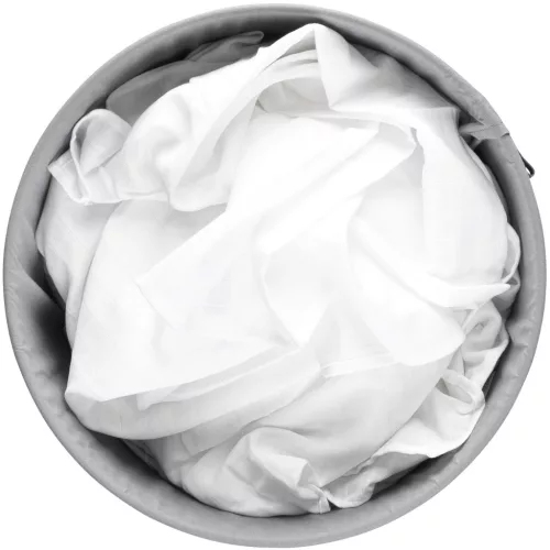 Brabantia Laundry Bin szennyestartó szellőző nyílásokkal, tépőzáras, mosható szennyesgyűjtő zsák, henger forma, nagy