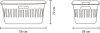 Brabantia Collect-It Laundry Basket szennyeskosár, 40L, 3db odalsó fogantyúval, szellőző nyílásokkal, újrahasznosított