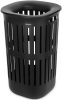 Brabantia Collect-It Laundry Basket magasított szennyestartó kosár levehető Quick-Drop fedővel, 55L, szellőző test,