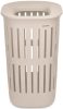 Brabantia Collect-It Laundry Basket magasított szennyestartó kosár levehető Quick-Drop fedővel, 55L, szellőző test,