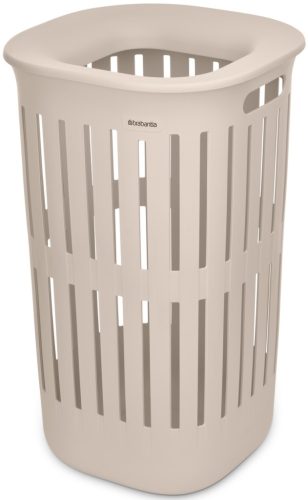Brabantia Collect-It Laundry Basket magasított szennyestartó kosár levehető Quick-Drop fedővel, 55L, szellőző test,