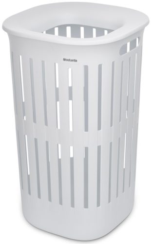 Brabantia Collect-It Laundry Basket magasított szennyestartó kosár levehető Quick-Drop fedővel, 55L, szellőző test,