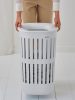 Brabantia Collect-It Laundry Basket magasított szennyestartó kosár levehető Quick-Drop fedővel, 55L, szellőző test,