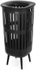 Brabantia Collect-It Laundry Basket Hi magasított szennyestartó kosár lábakon, levehető Quick-Drop fedővel, 55L,