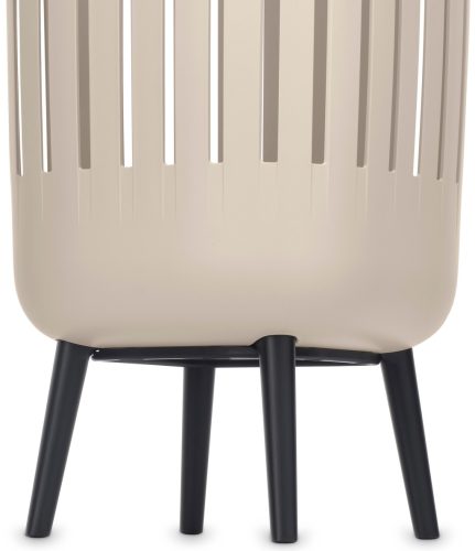 Brabantia Collect-It Laundry Basket Hi magasított szennyestartó kosár lábakon, levehető Quick-Drop fedővel, 55L,