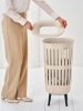 Brabantia Collect-It Laundry Basket Hi magasított szennyestartó kosár lábakon, levehető Quick-Drop fedővel, 55L,