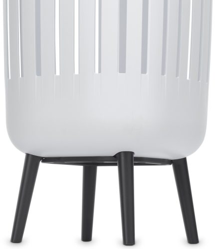 Brabantia Collect-It Laundry Basket Hi magasított szennyestartó kosár lábakon, levehető Quick-Drop fedővel, 55L,