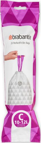 Brabantia PerfectFit szemeteszsák, C méret, 10-12L, 20 zsák/tekercs - 245343