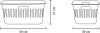 Brabantia Collect-It Laundry Basket 2db-os szennyeskosár szett, 2x40L, fogantyúkkal, szellőző nyílásokkal,