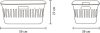 Brabantia Collect-It Laundry Basket 2db-os szennyeskosár szett, 2x40L, fogantyúkkal, szellőző nyílásokkal,