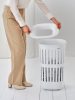 Brabantia Collect-It Laundry Basket Set of 2, magasított szennyestartó kosár szett levehető Quick-Drop fedővel, 2db-os,