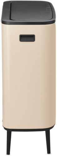 Brabantia Bo Touch Bin Hi hulladékgyűjtő Soft-Close fedéllel, magasított, lábakon álló, műanyag tartály, XXL, 60L