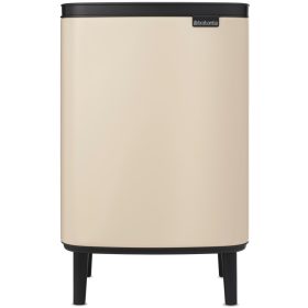   Brabantia Bo Waste Bin Hi hulladékgyűjtő felnyitható, Soft-Close fedéllel, magasított, lábakon álló, műanyag tartály,