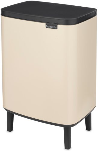 Brabantia Bo Waste Bin Hi hulladékgyűjtő felnyitható, Soft-Close fedéllel, magasított, lábakon álló, műanyag tartály,