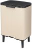Brabantia Bo Waste Bin Hi hulladékgyűjtő felnyitható, Soft-Close fedéllel, magasított, lábakon álló, műanyag tartály,