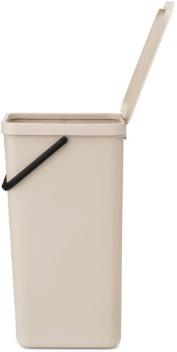 Brabantia Sort & Go konyhai szemetes felnyitható fedéllel, fogantyúval szelektív és komposzt gyűjtéséhez, 40L - L méret,