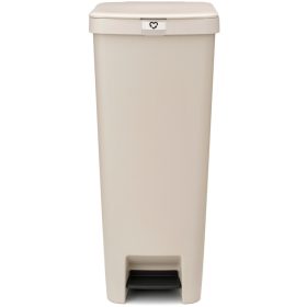  Brabantia StepUp pedálos kuka hulladéktípus jelölő ablakkal, lecsapódásgátló fedél, 40L - L méret, 91% újrahasznosított