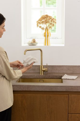 Brabantia SinkSide Microfibre Dish Cloths mikroszálas tisztítókendő, 2 db-os szett, világos bézs, 300x300 mm - 252068