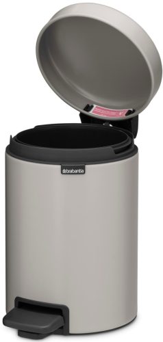 Brabantia NewIcon pedálos hulladékgyűjtő szagmentesen záródó Soft-Close fedél, műanyag tartály, 3L - V méret, acél,