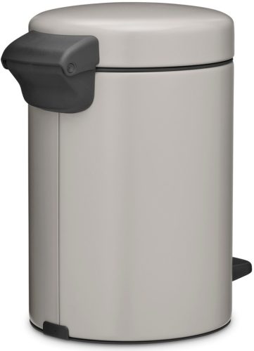 Brabantia NewIcon pedálos hulladékgyűjtő szagmentesen záródó Soft-Close fedél, műanyag tartály, 3L - V méret, acél,