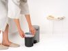 Brabantia NewIcon pedálos hulladékgyűjtő szagmentesen záródó Soft-Close fedél, műanyag tartály, 3L - V méret, acél,