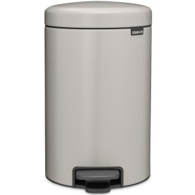   Brabantia NewIcon pedálos hulladékgyűjtő szagmentesen záródó Soft-Close fedél, műanyag tartály, 12L - X méret, acél,