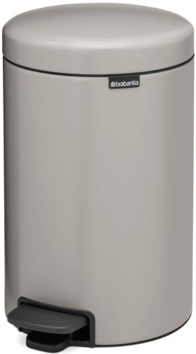 Brabantia NewIcon pedálos hulladékgyűjtő szagmentesen záródó Soft-Close fedél, műanyag tartály, 12L - X méret, acél,