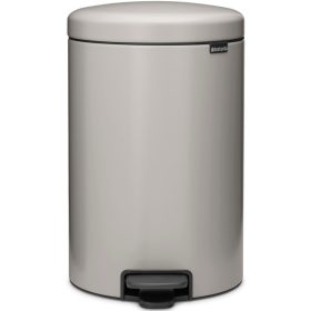   Brabantia NewIcon pedálos hulladékgyűjtő szagmentesen záródó Soft-Close fedél, műanyag tartály, 20L - Y méret, acél,