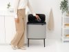 Brabantia Bo Touch Bin nyomófedeles szelektív hulladékgyűjtő, magasított, lábakon álló, műanyag tartály, 11+23L - X+J