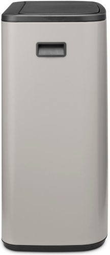 Brabantia Bo Touch Bin nyomófedeles hulladékgyűjtő XXL, padlón álló, műanyag tartály, 2x30L - O méret, acél,