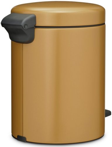 Brabantia NewIcon pedálos hulladékgyűjtő szagmentesen záródó Soft-Close fedél, műanyag tartály, 5L - W méret, acél,