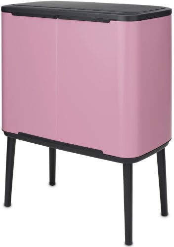 Brabantia Bo Touch Bin nyomófedeles szelektív hulladékgyűjtő, magasított, lábakon álló, műanyag tartály, 11+23L - X+J