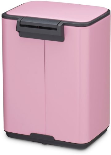 Brabantia Bo Pedal Bin pedálos hulladékgyűjtő szagmentesen záródó Soft-Close fedél, karcsú, négyzetes forma, műanyag