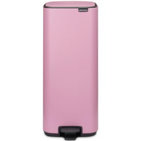   Brabantia Bo Pedal Bin pedálos hulladékgyűjtő szagmentesen záródó Soft-Close fedél, karcsú, négyzetes forma, műanyag