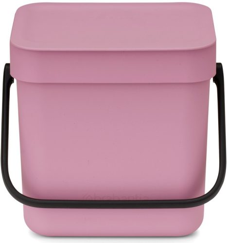 Brabantia Sort & Go konyhai szemetes felnyitható fedéllel, fogantyúval szelektív és komposzt gyűjtéséhez, 3L - A méret,