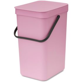   Brabantia Sort & Go konyhai szemetes felnyitható fedéllel, fogantyúval szelektív és komposzt gyűjtéséhez, 12L - C méret,