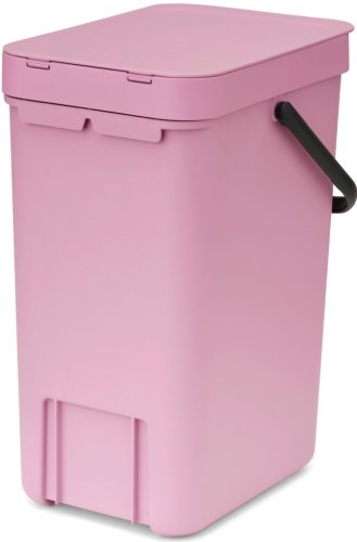 Brabantia Sort & Go konyhai szemetes felnyitható fedéllel, fogantyúval szelektív és komposzt gyűjtéséhez, 12L - C méret,