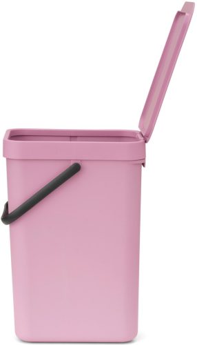Brabantia Sort & Go konyhai szemetes felnyitható fedéllel, fogantyúval szelektív és komposzt gyűjtéséhez, 12L - C méret,