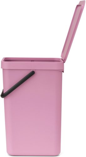 Brabantia Sort & Go konyhai szemetes felnyitható fedéllel, fogantyúval szelektív és komposzt gyűjtéséhez, 16L - D méret,