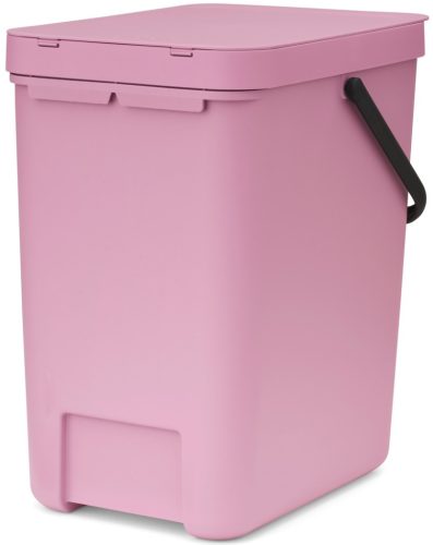 Brabantia Sort & Go konyhai szemetes felnyitható fedéllel, fogantyúval szelektív és komposzt gyűjtéséhez, 25L - J méret,