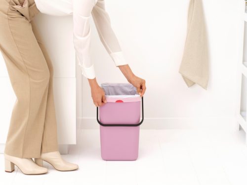 Brabantia Sort & Go konyhai szemetes felnyitható fedéllel, fogantyúval szelektív és komposzt gyűjtéséhez, 25L - J méret,