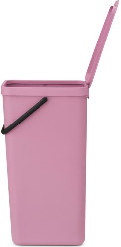 Brabantia Sort & Go konyhai szemetes felnyitható fedéllel, fogantyúval szelektív és komposzt gyűjtéséhez, 40L - L méret,