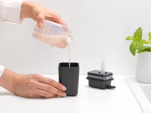 Brabantia SinkSide Kitchen Soap Dispenser konyhai szappanadagoló, műanyag, sötétszürke - 302503