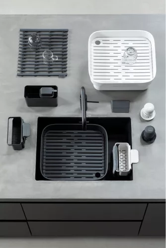 Brabantia SinkSide Kitchen Soap Dispenser konyhai szappanadagoló, műanyag, sötétszürke - 302503