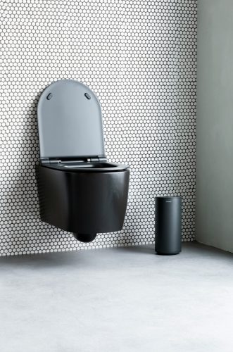 Brabantia MindSet fali tartalék kistekercses WC-papír tartó, 2 tekercses, acél, határtalan szürke ásványi textúra