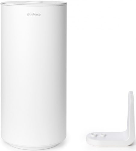 Brabantia MindSet fali tartalék kistekercses WC-papír tartó, 2 tekercses, acél, szikrázó fehér ásványi textúra - 303180
