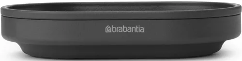 Brabantia MindSet szappantartó kiemelhető rácsos belsővel, cseppgyűjtő tálcával, acél, határtalan szürke ásványi textúra