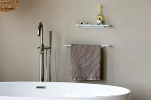 Brabantia MindSet piperepolc, 420x86mm, acél, szikrázó fehér ásványi textúra - 303548