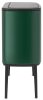 Brabantia Bo Touch Bin nyomófedeles szelektív hulladékgyűjtő, magasított, lábakon álló, műanyag tartály, 11+23L - X+J