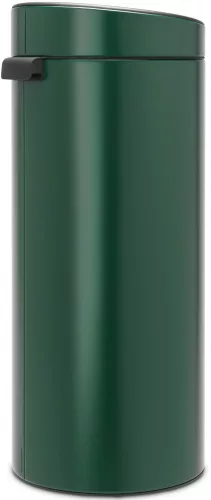 Brabantia Touch Bin New Soft-Touch nyomófedeles hulladékgyűjtő belső tartállyal, kerek, 30L - G méret, acél, fenyőzöld
